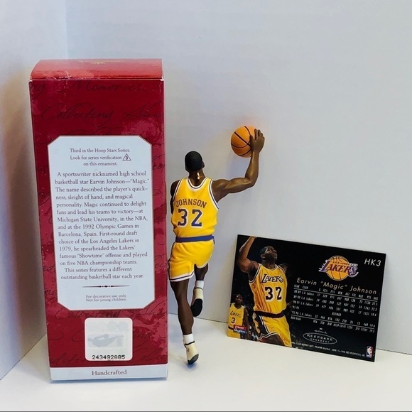 Hallmark Magic Johnson Christmas Ornament - Picture 2 of 3